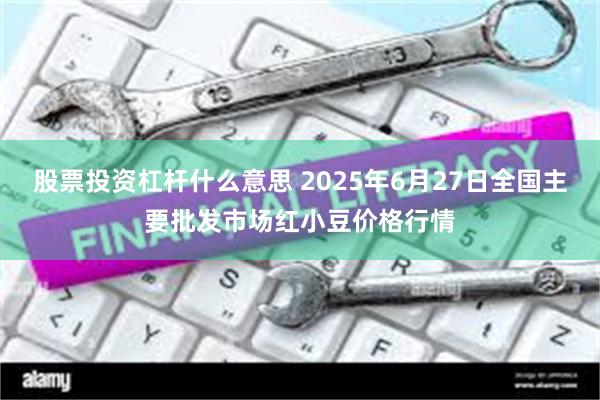 股票投资杠杆什么意思 2025年6月27日全国主要批发市场红小豆价格行情